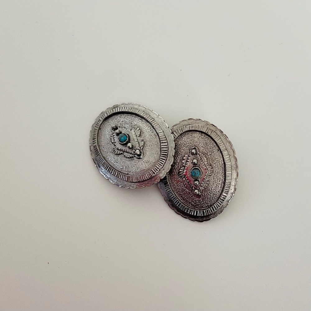 Silver earrings